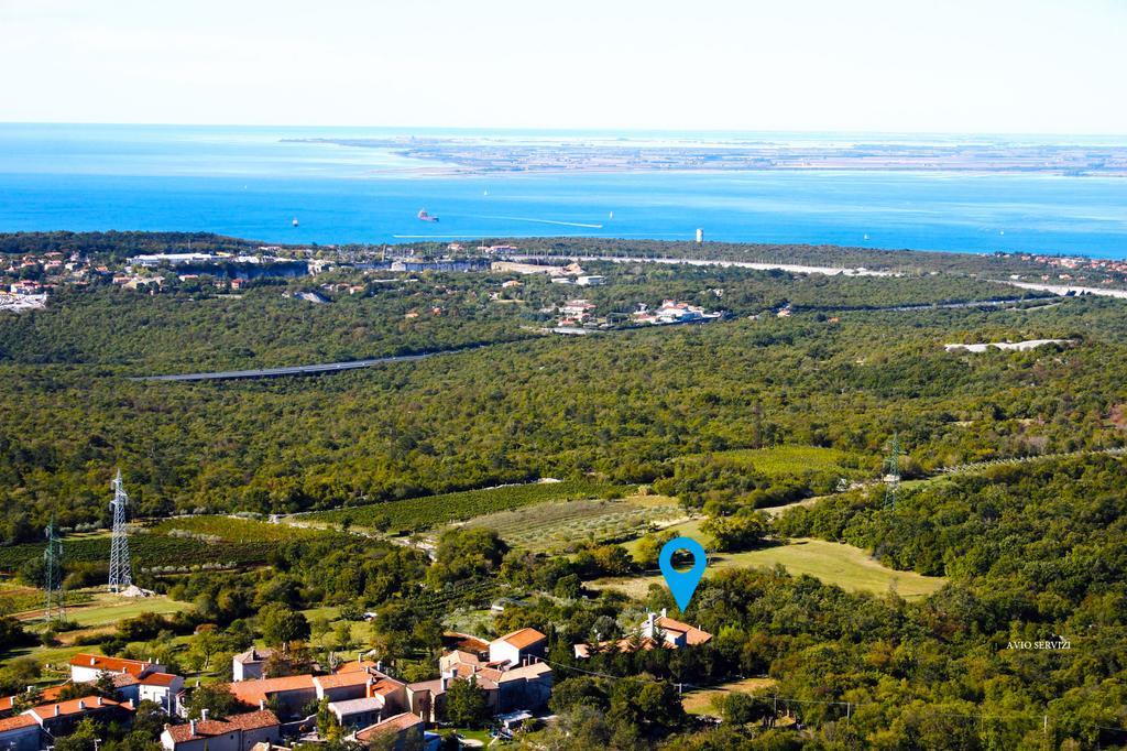 Terra Del Carso Villa San Pelagio Bagian luar foto
